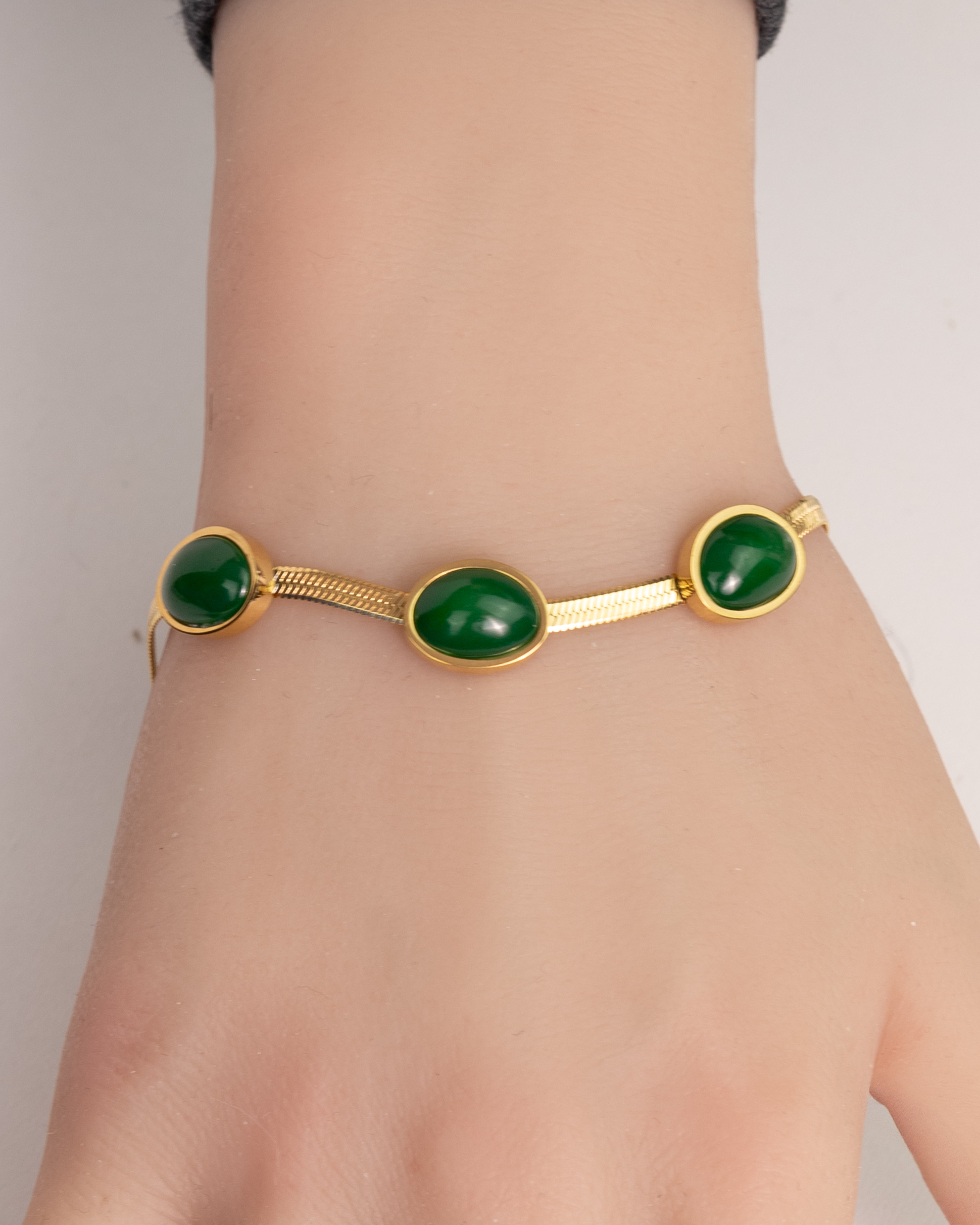 RANA-Smaragd-Armband