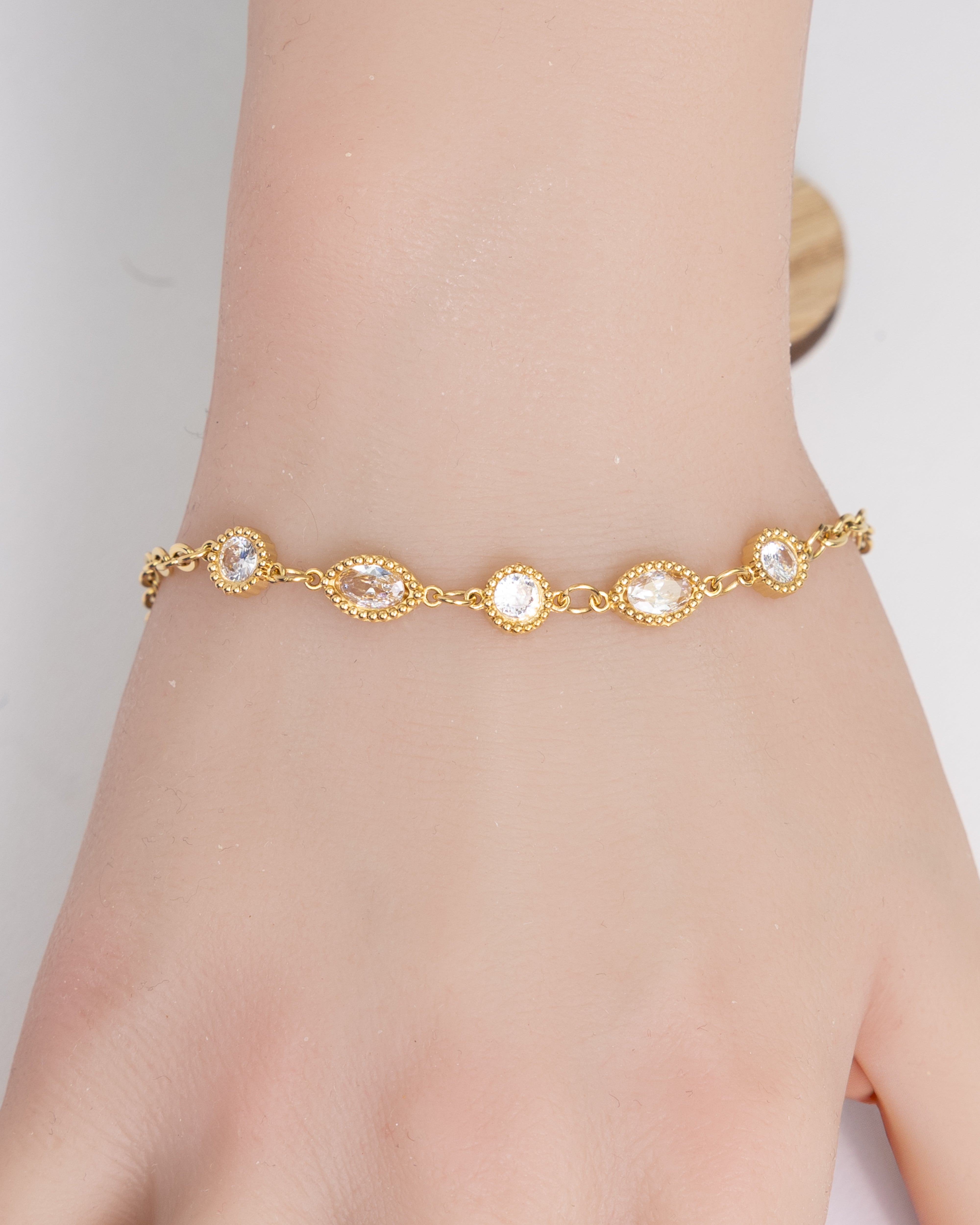 GQGQ-Glänzenden Kristallen Armband - Glanzor