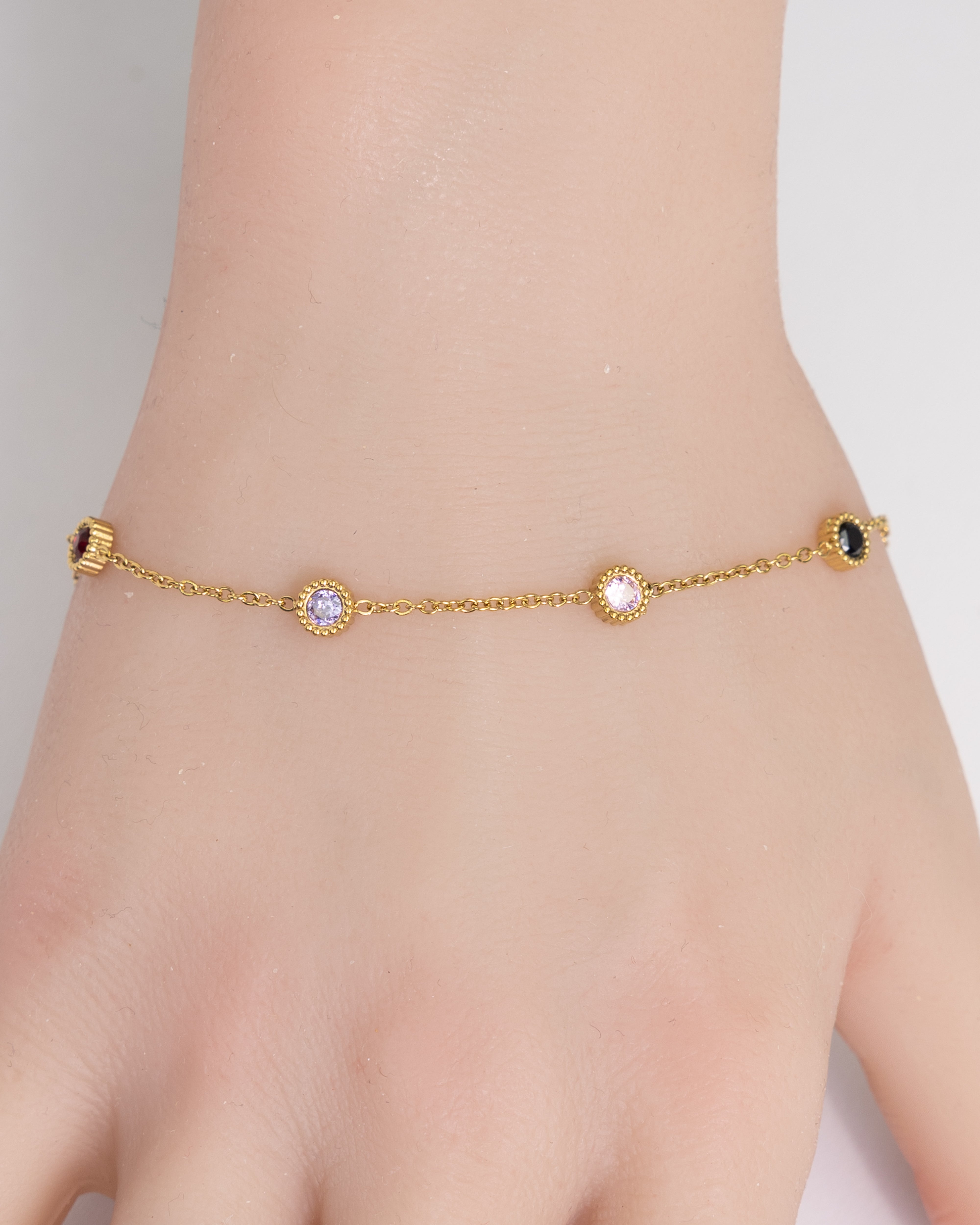 BK-Buntes Kristall-Armband - Glanzor
