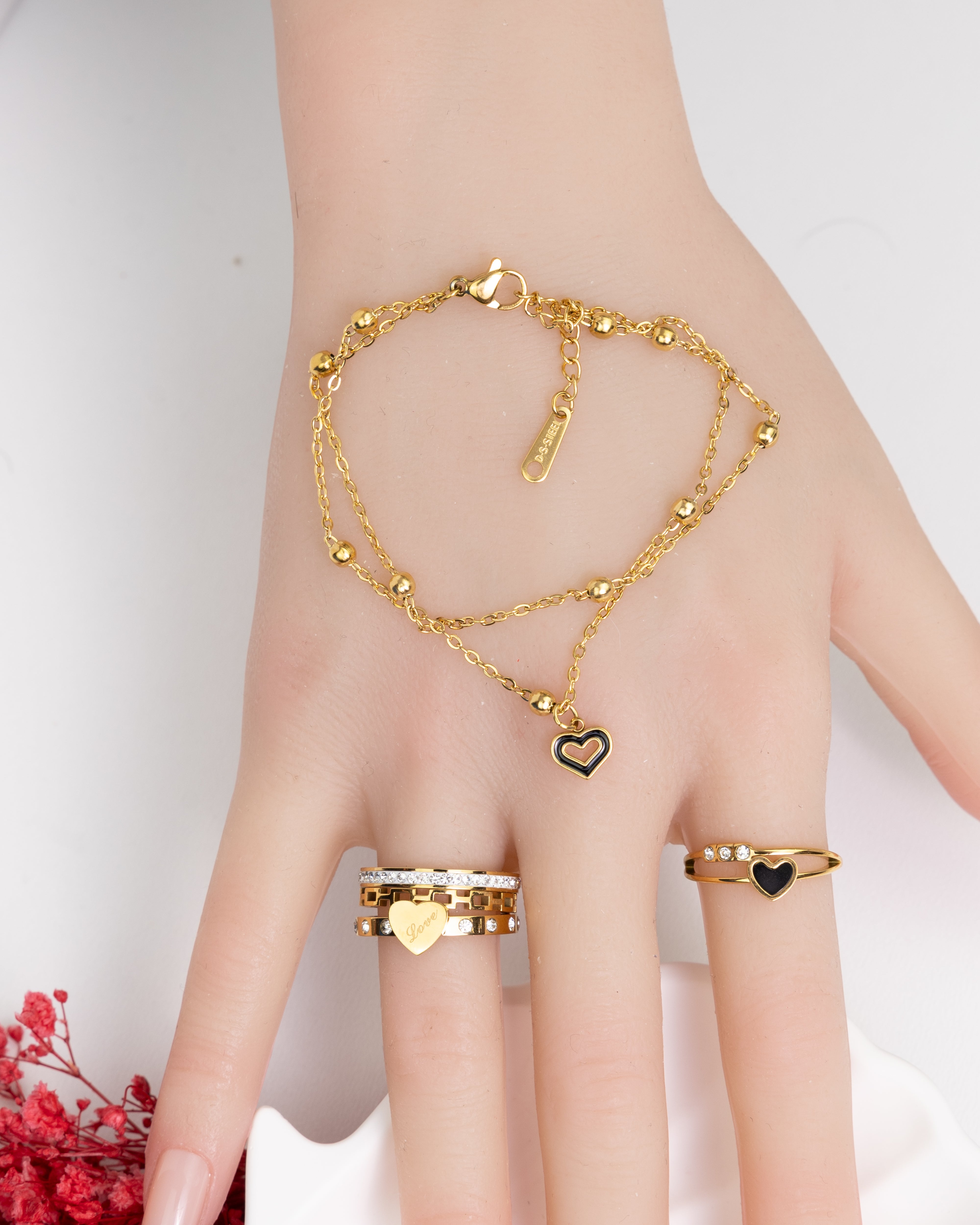HA- Herz-Armband