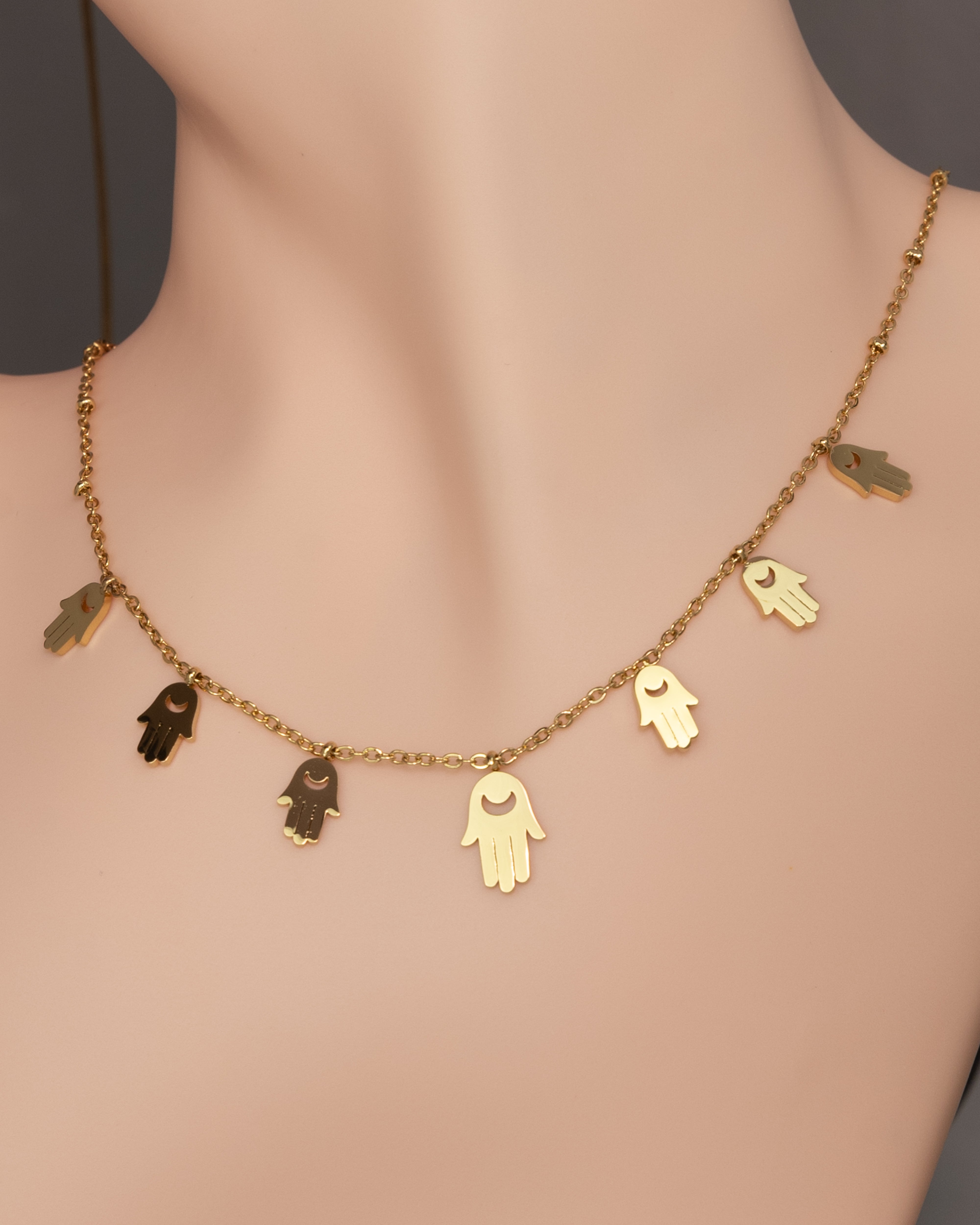 Hamsa Hand-Halskette