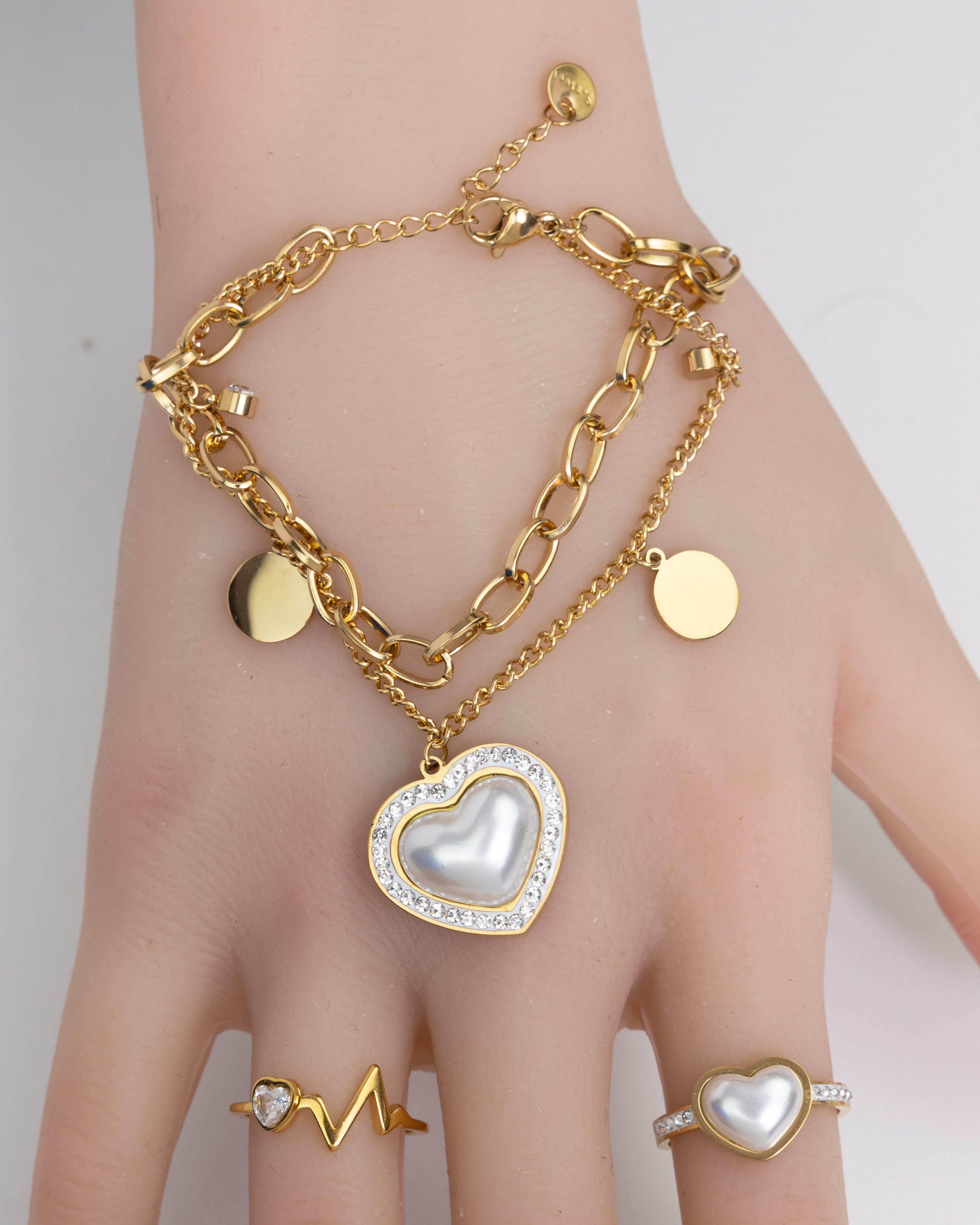 HQHQ-Perlenherz-Armband