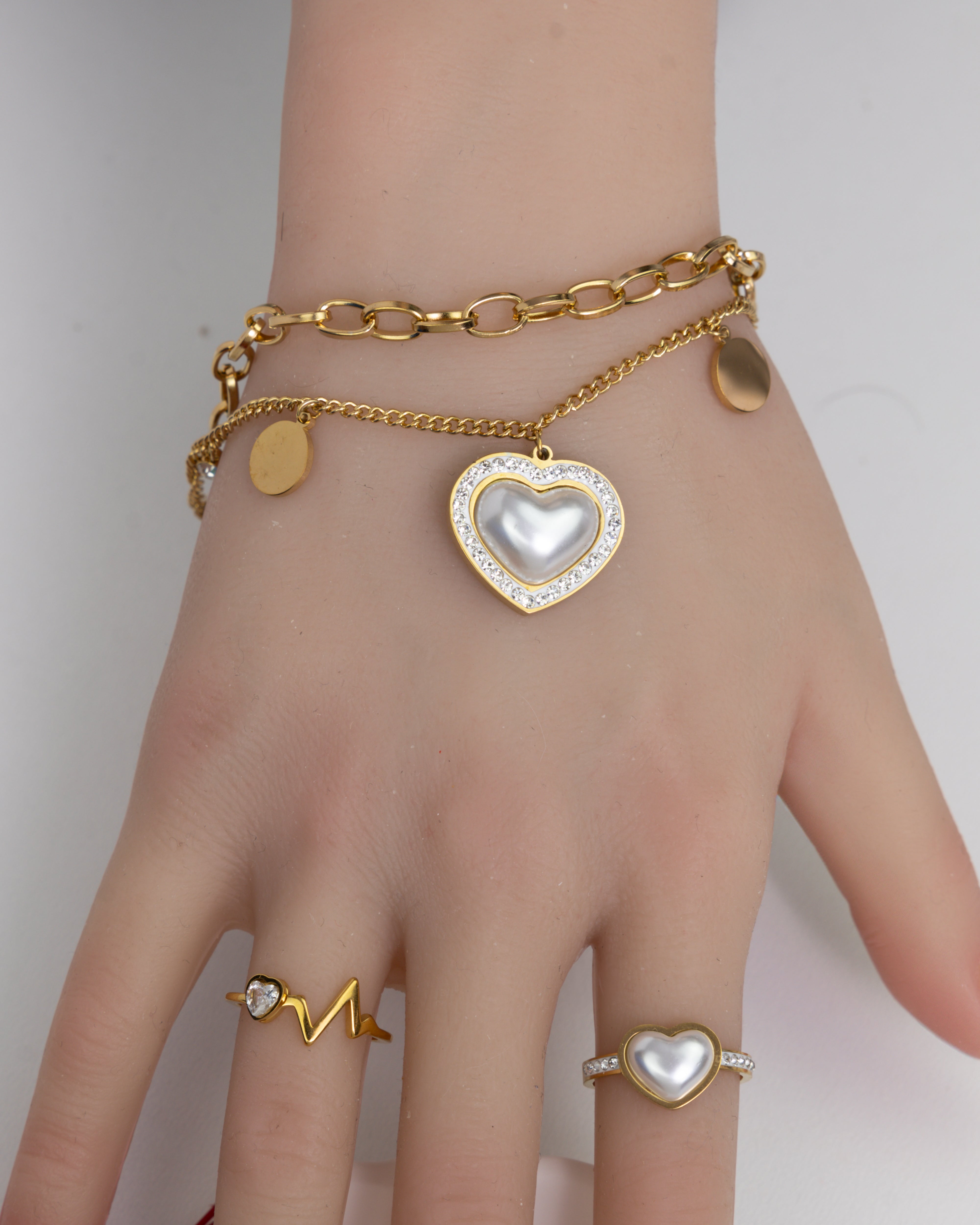 HQHQ-Perlenherz-Armband