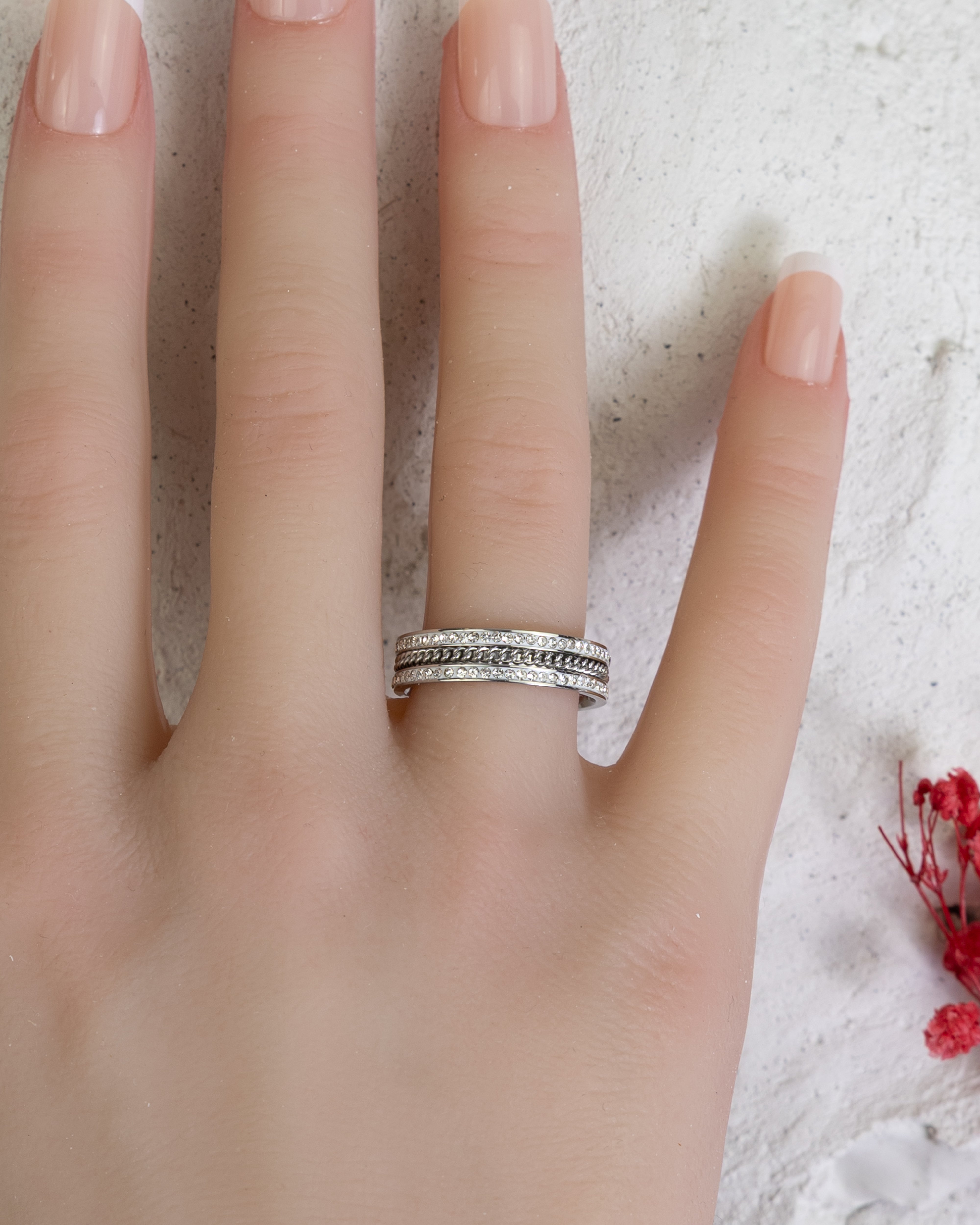 EARA-Glitzernde Hügel Ring