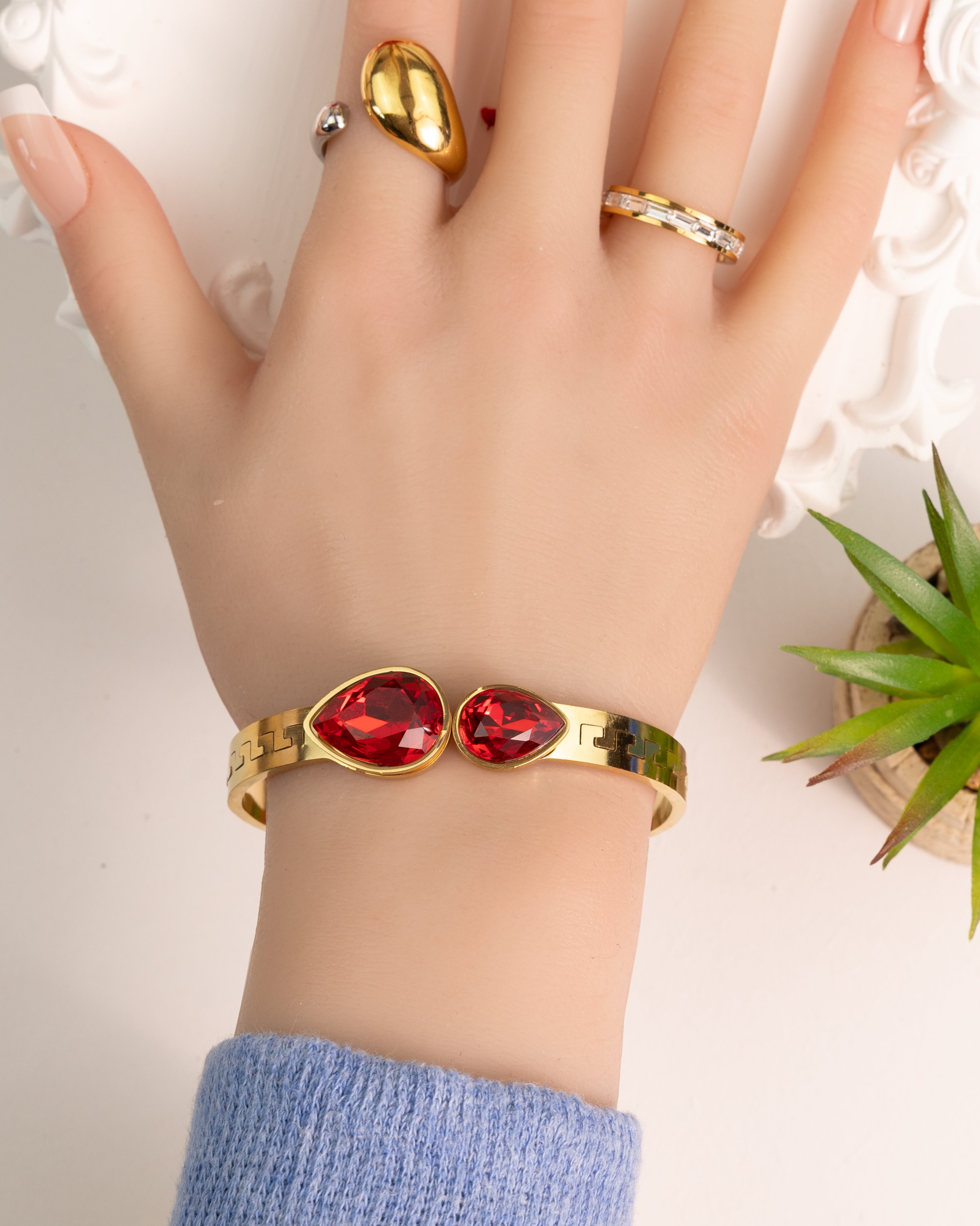 CARO-Regenbogen Armband