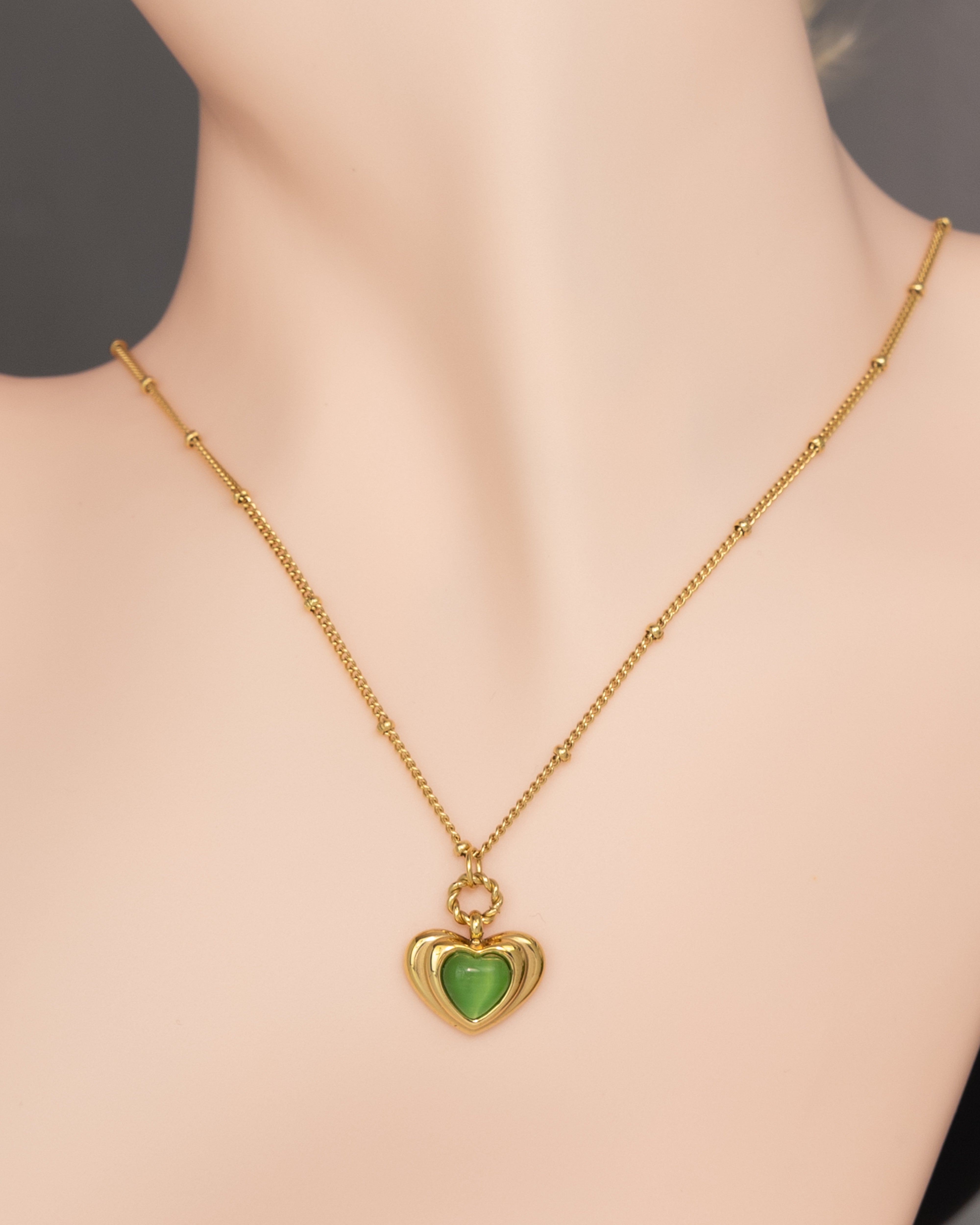 Pearl Heart -Grün