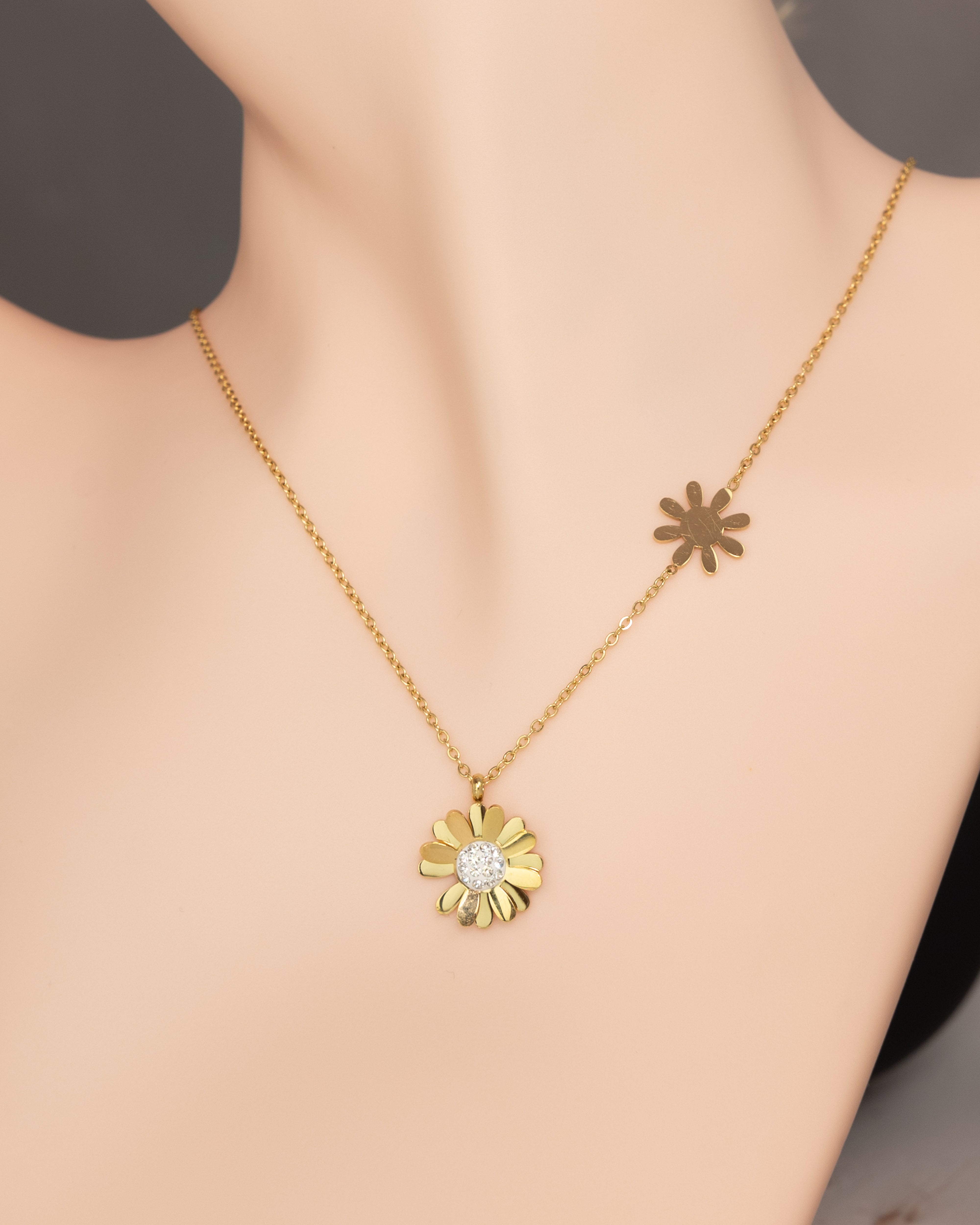 Radiant Bloom Daisy-Halskette