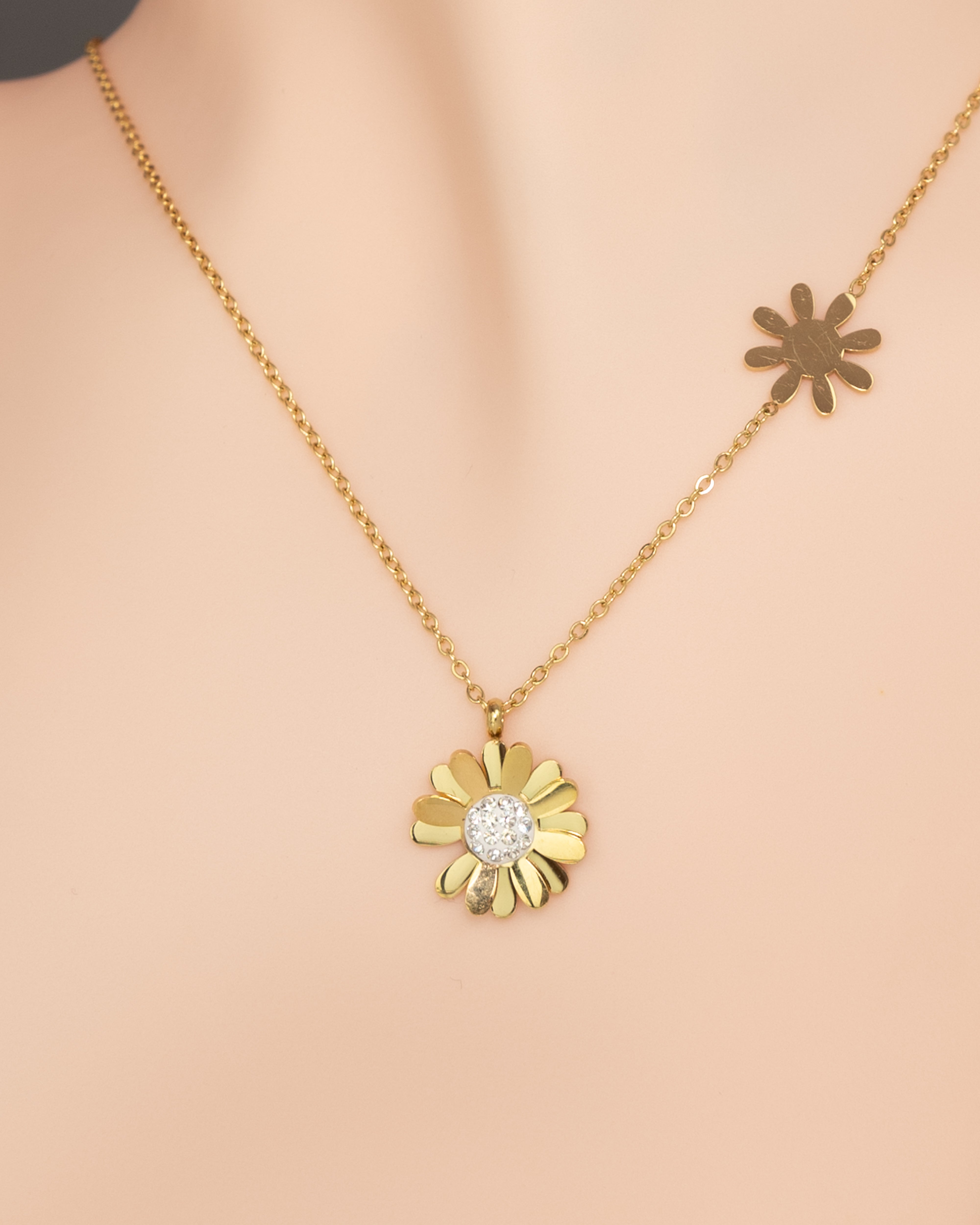 Radiant Bloom Daisy-Halskette