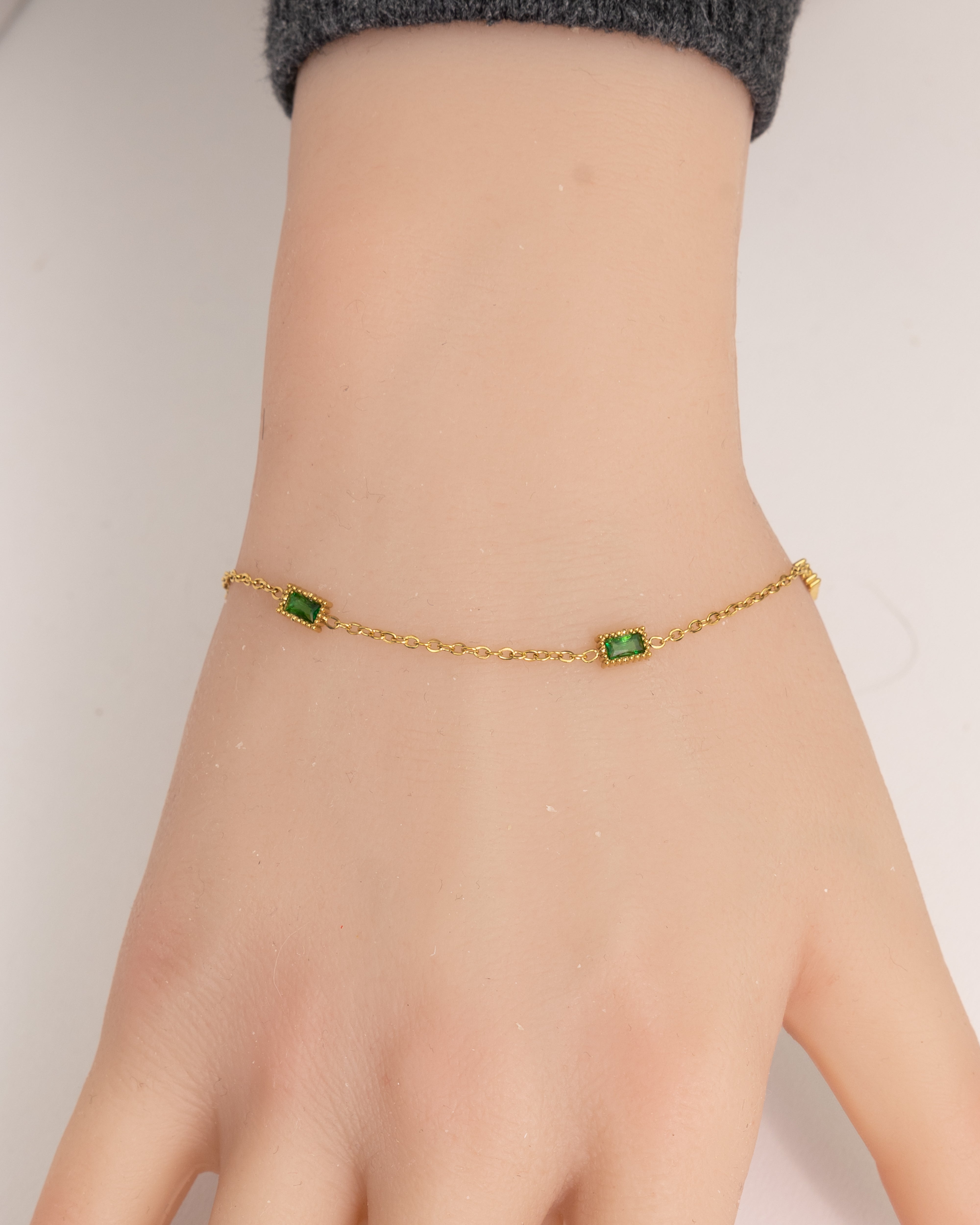 Smaragd Touch Armband