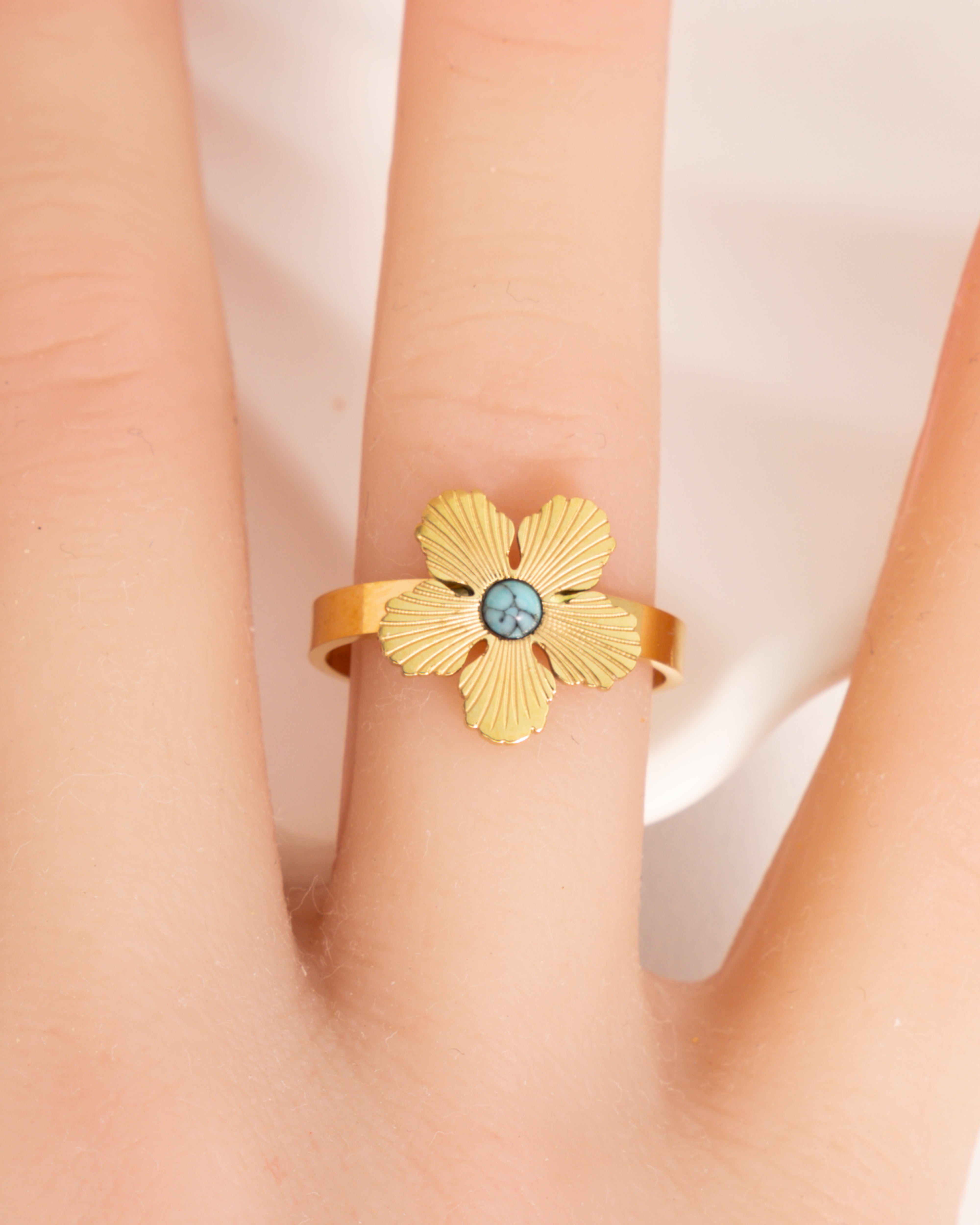 NHAEA-Blume des Lebens Ring - Glanzor