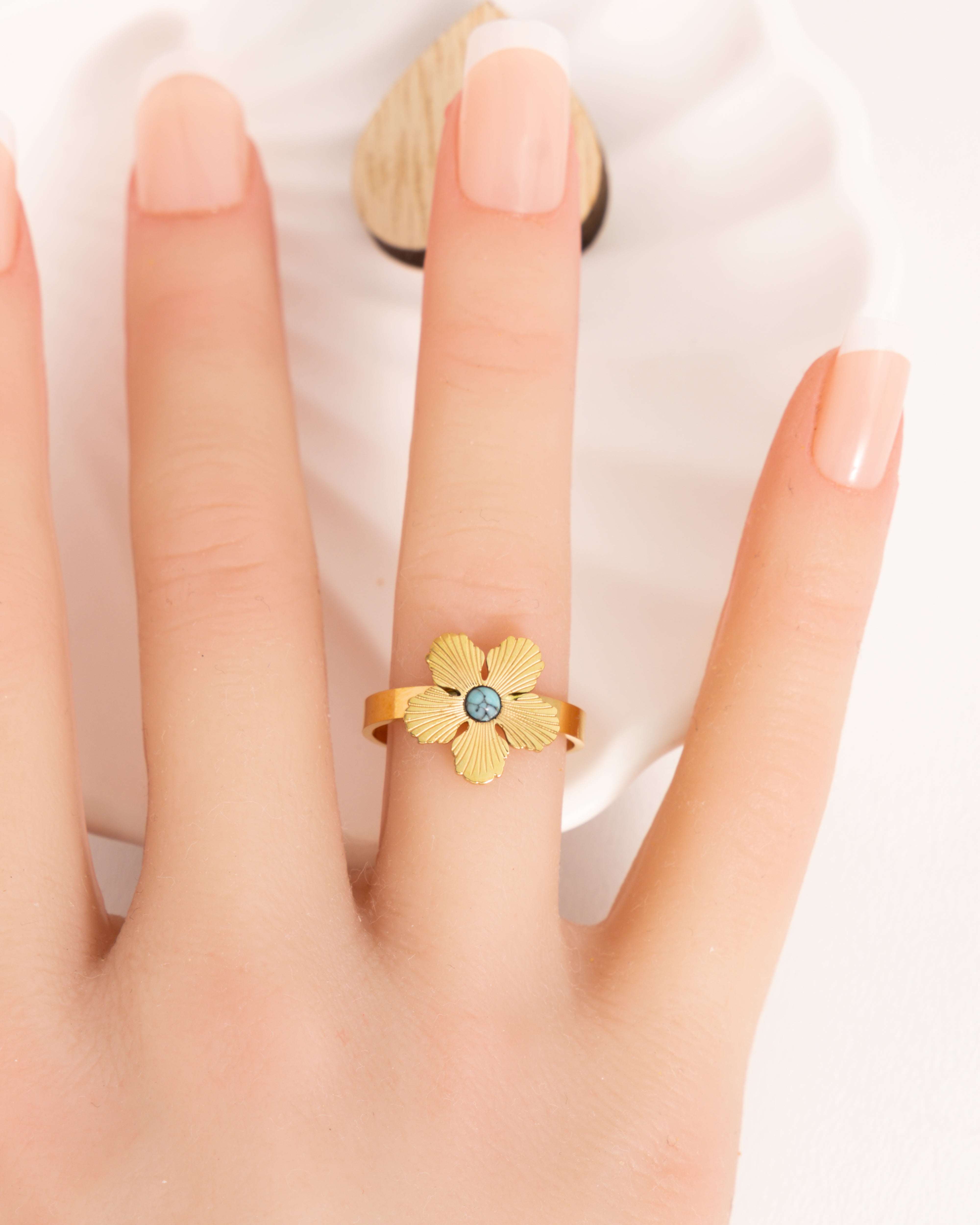 NHAEA-Blume des Lebens Ring - Glanzor