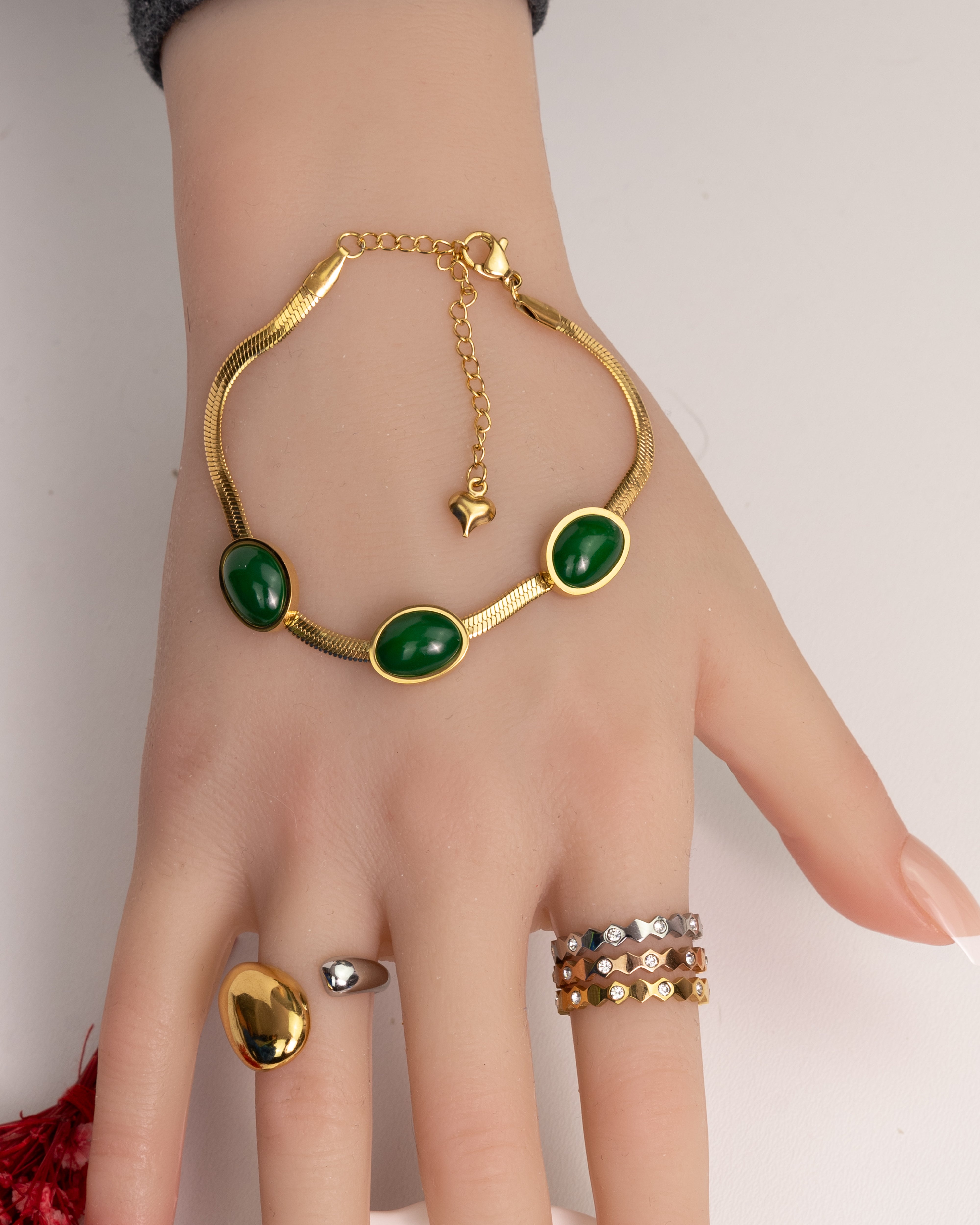 RANA-Smaragd-Armband