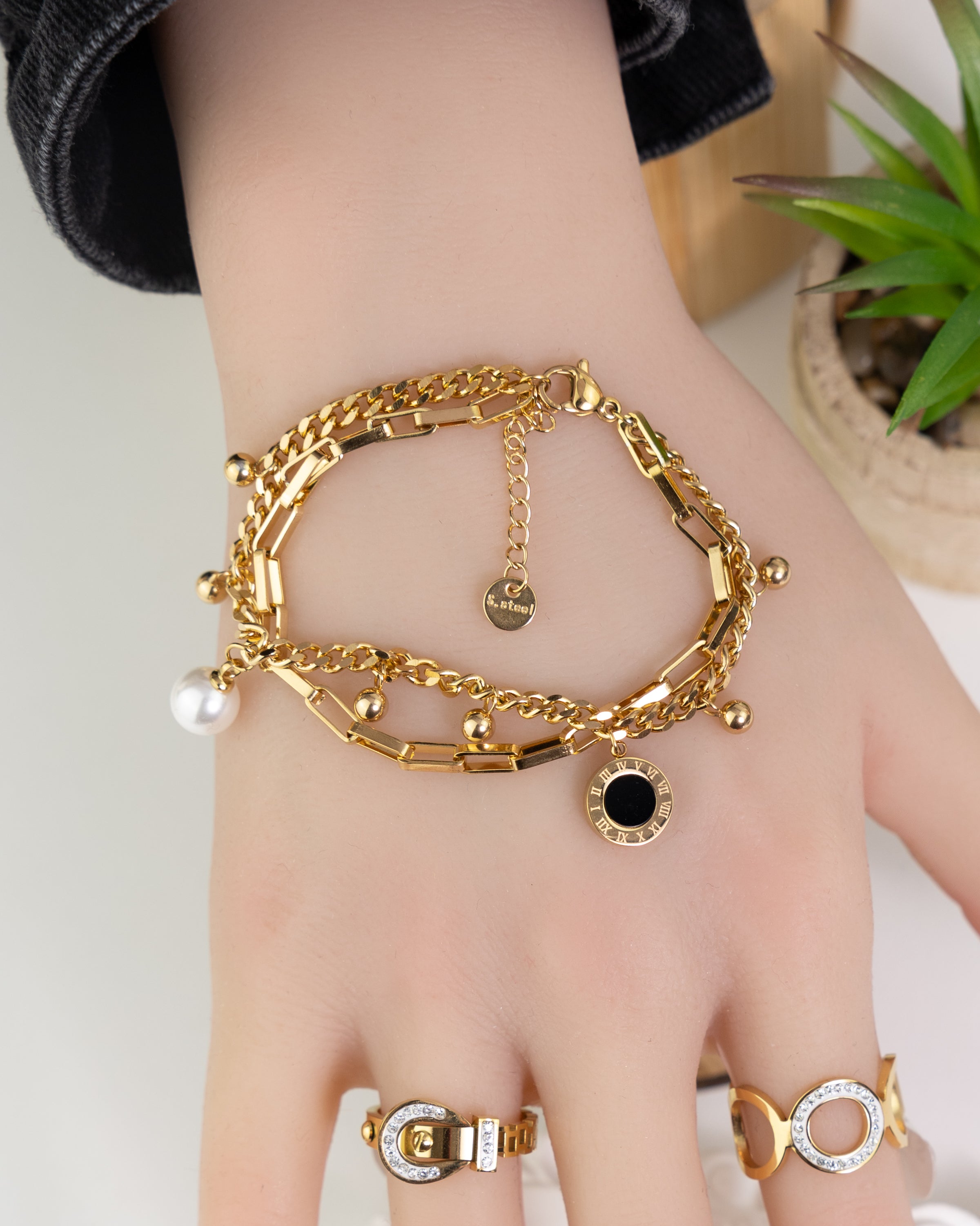 SOSO-Double Elegance Bracelet - Glanzor