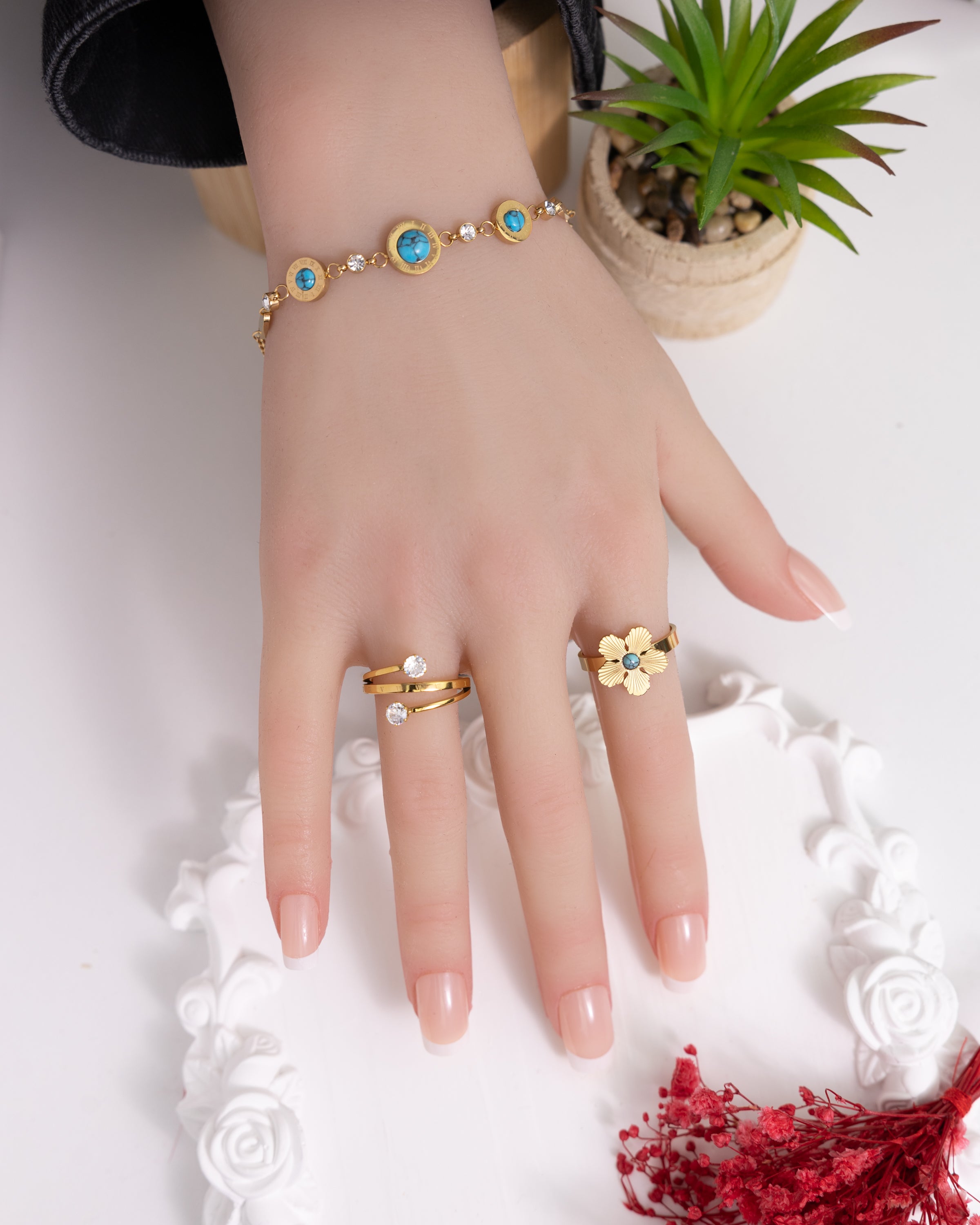 Turquoise Time Bracelet - Glanzor