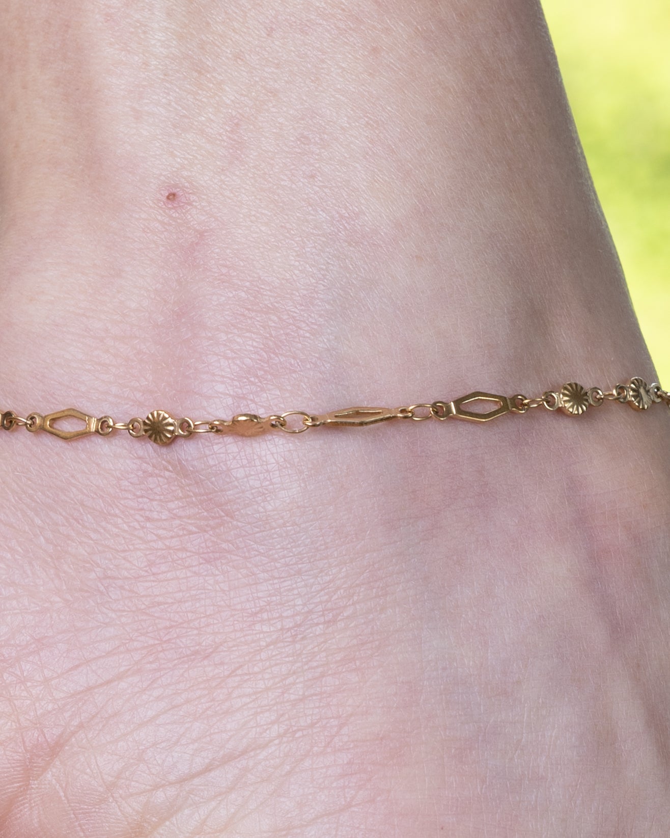 Golden Filigree-Fußkettchen