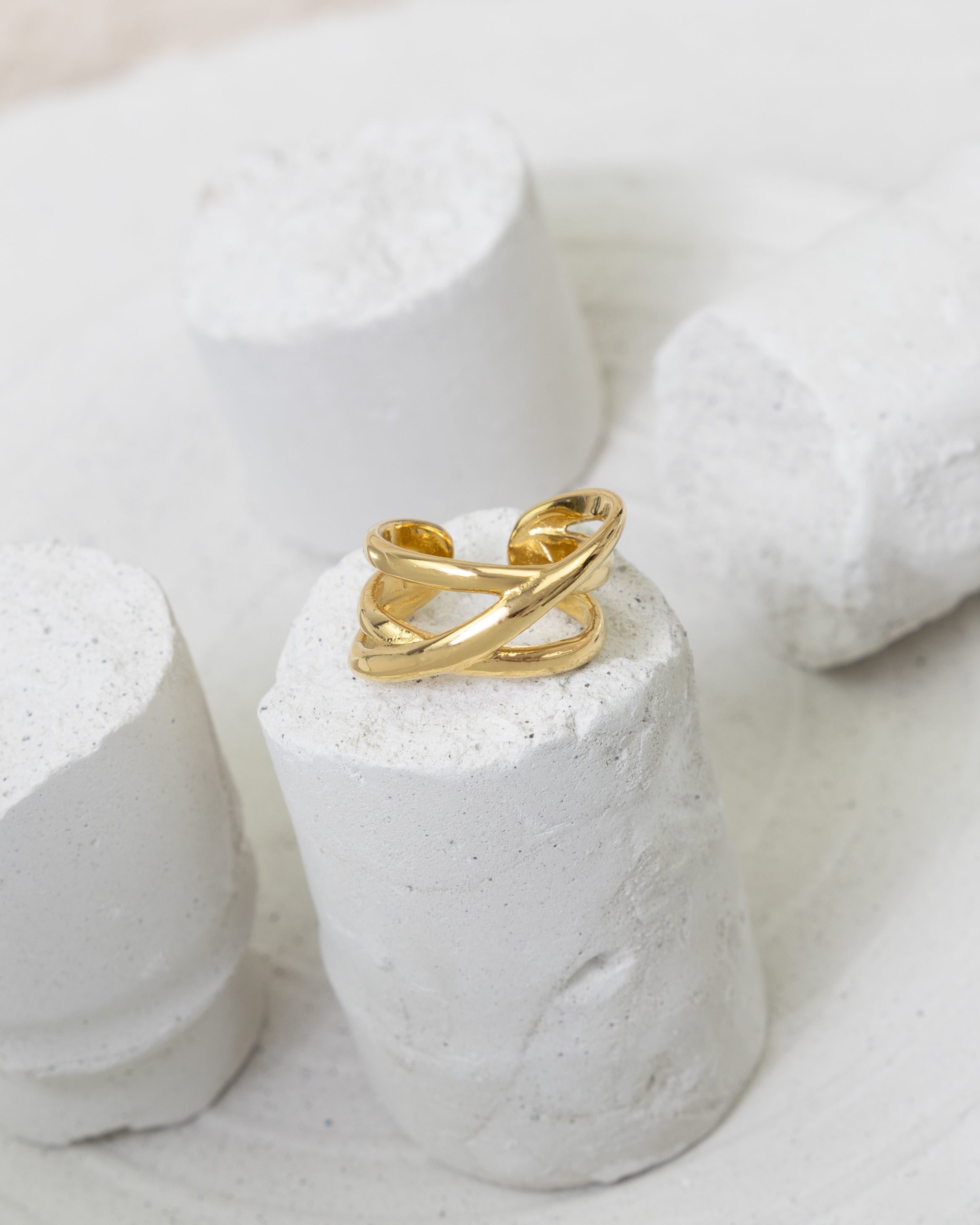 Crisscross Infinity Wrap Ring - Glanzor