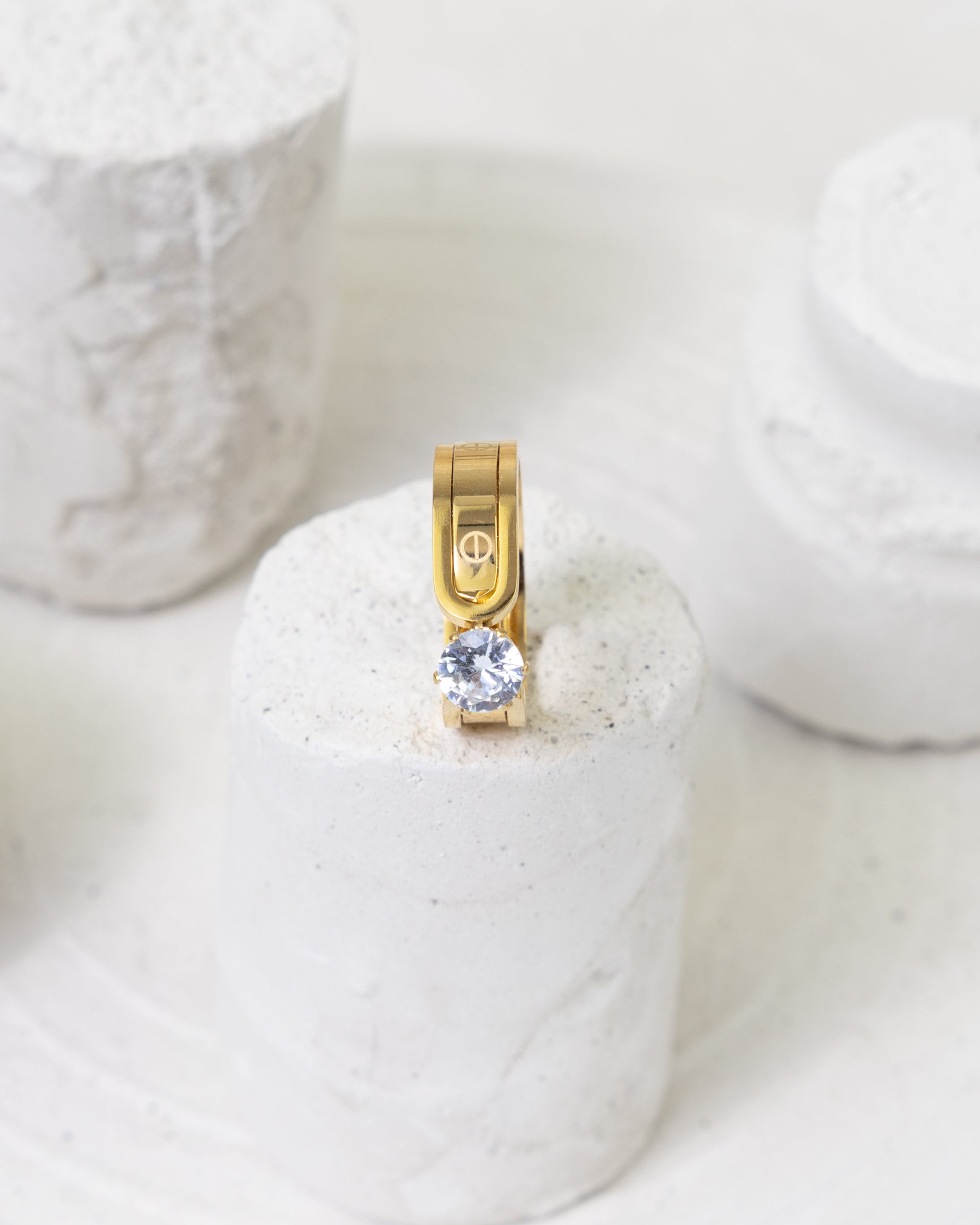 Ecliptic Solitaire Duo Ring - Glanzor