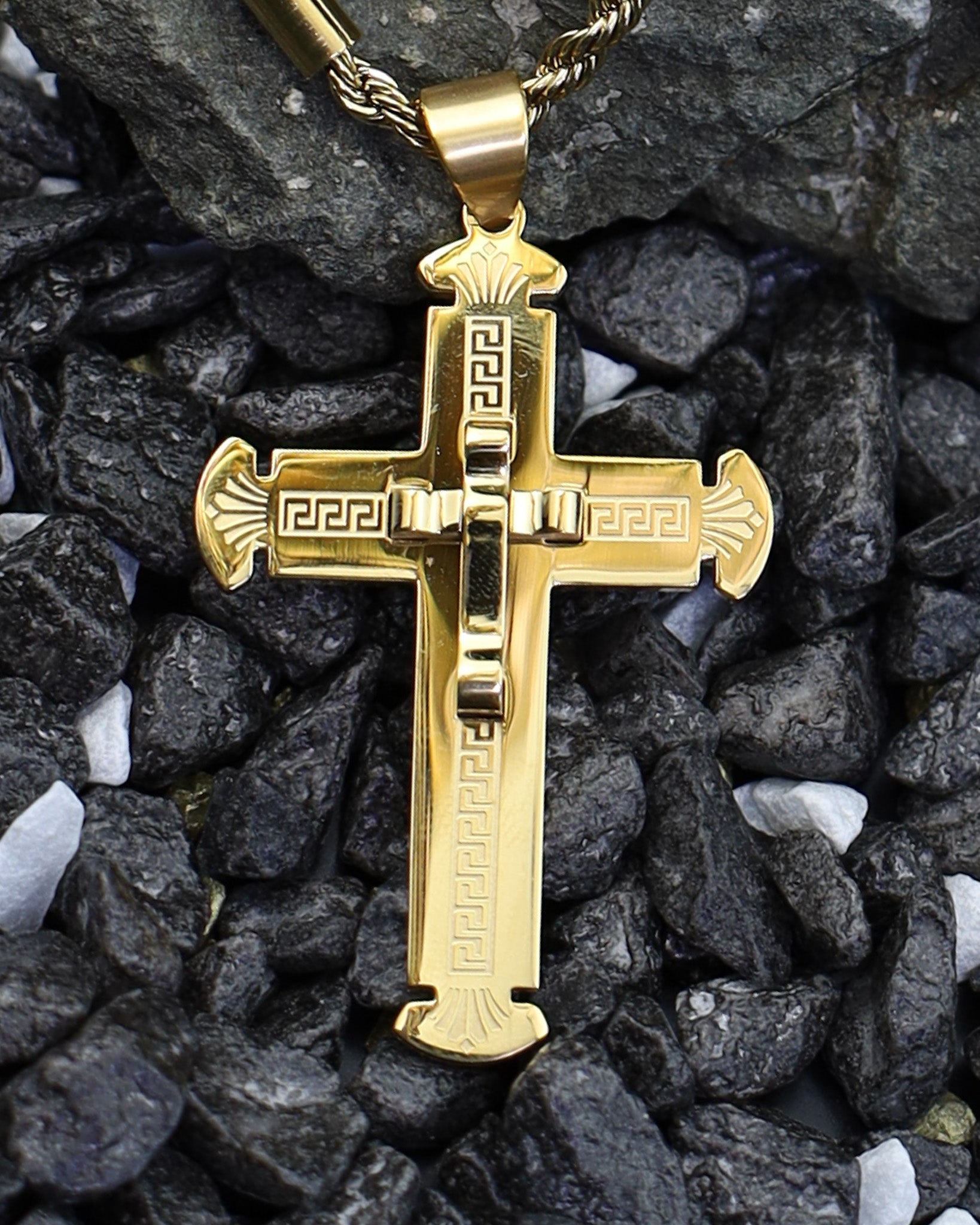 Aureus Cross- Halskette