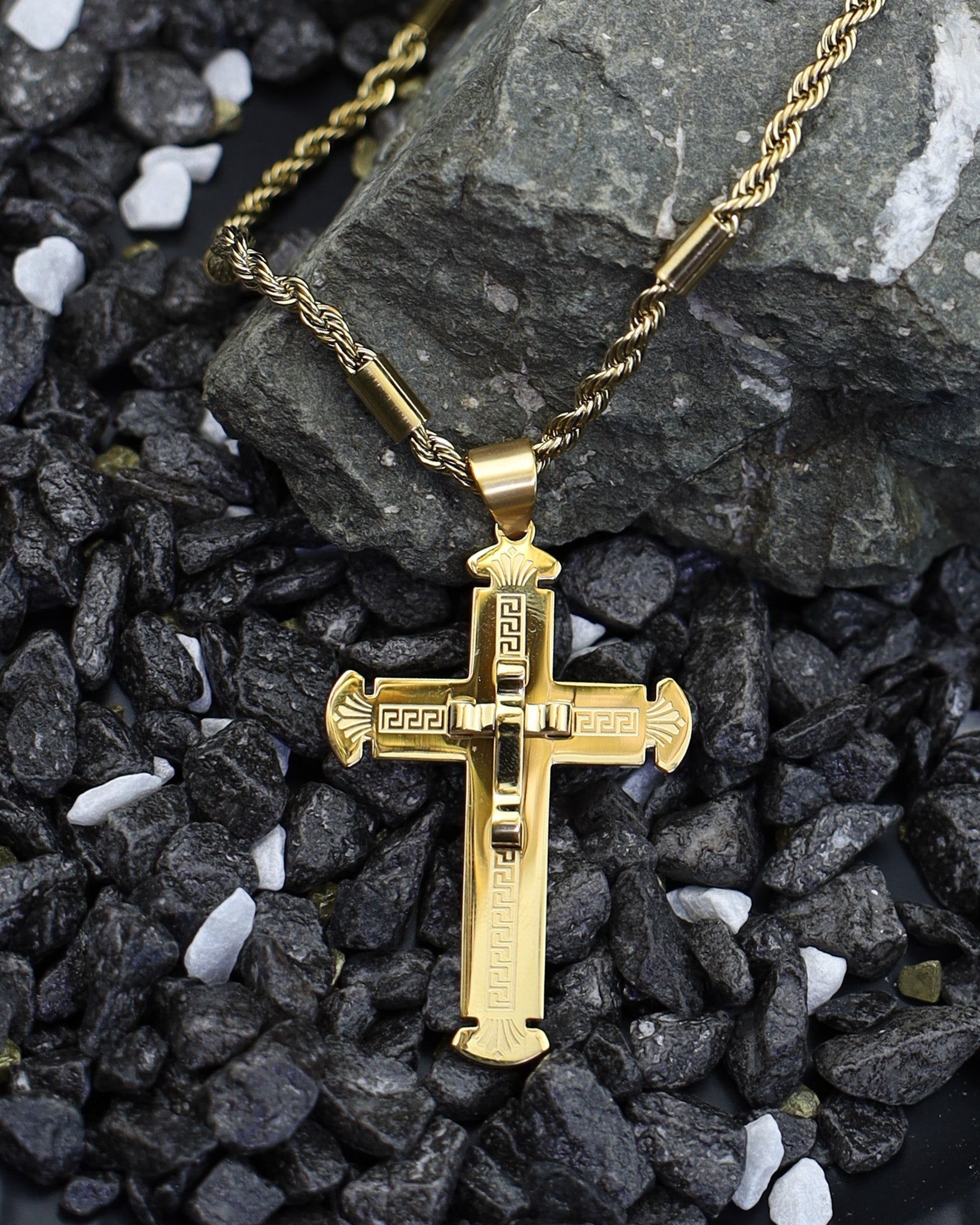 Aureus Cross- Halskette